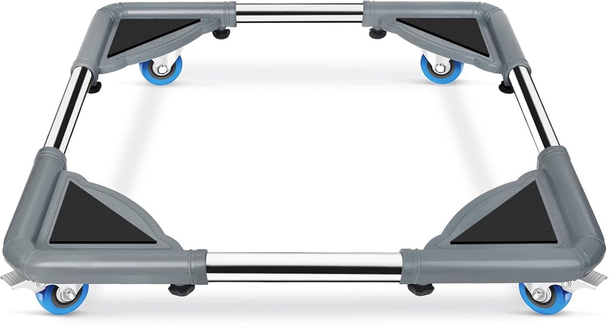 Mobiele roller met 4 vergrendelingswielen - Verstelbare meubeldolly voor het verplaatsen van zware meubels