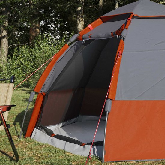 vidaXL - Instant - Tent - met - Regenhoes - voor - 4 - Personen - met - Snelle - Bevestiging van Merkloos — afbeelding 3