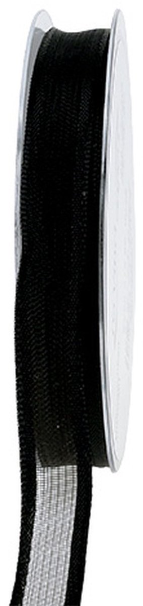 Sierlint zwart 15cm 25m