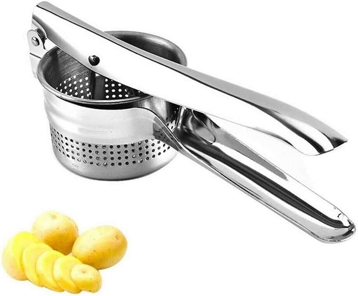 Multifunctionele Aardappelpers voor Puree en Sap - Heavy Duty Rvs Keuken Gereedschap