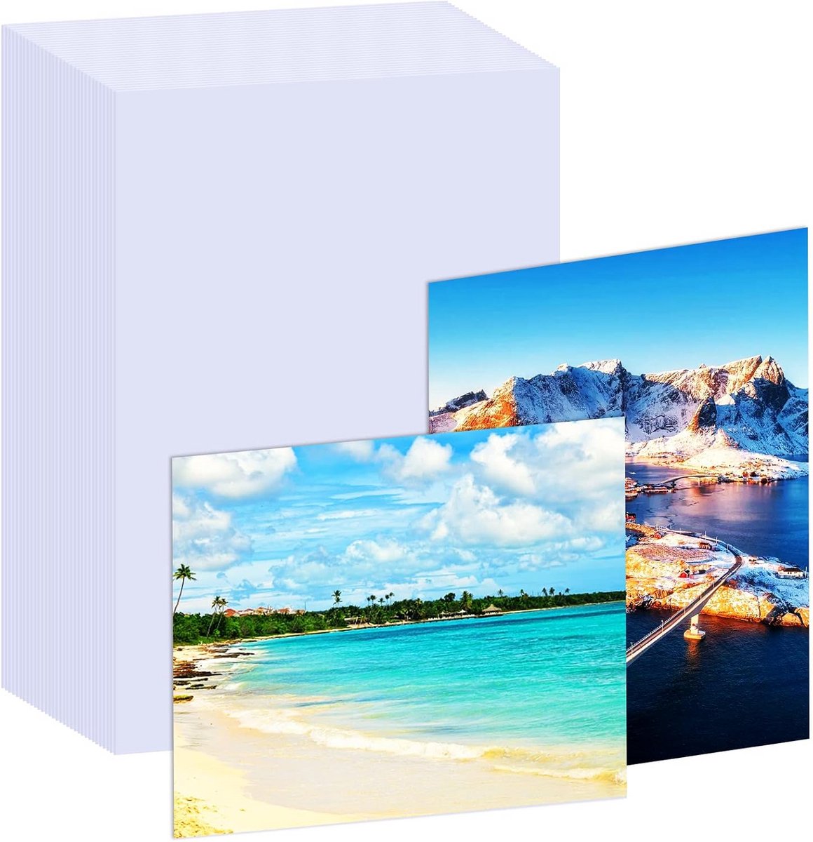 Fotopapier 100 vellen 10 x 15 cm - Premium Glossy 180 g/m² voor printer