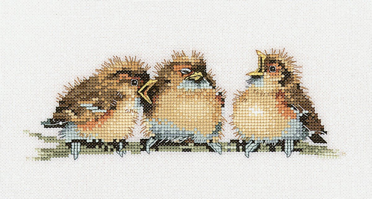 Heritage Crafts Three's a Crowd borduren (pakket) 544A