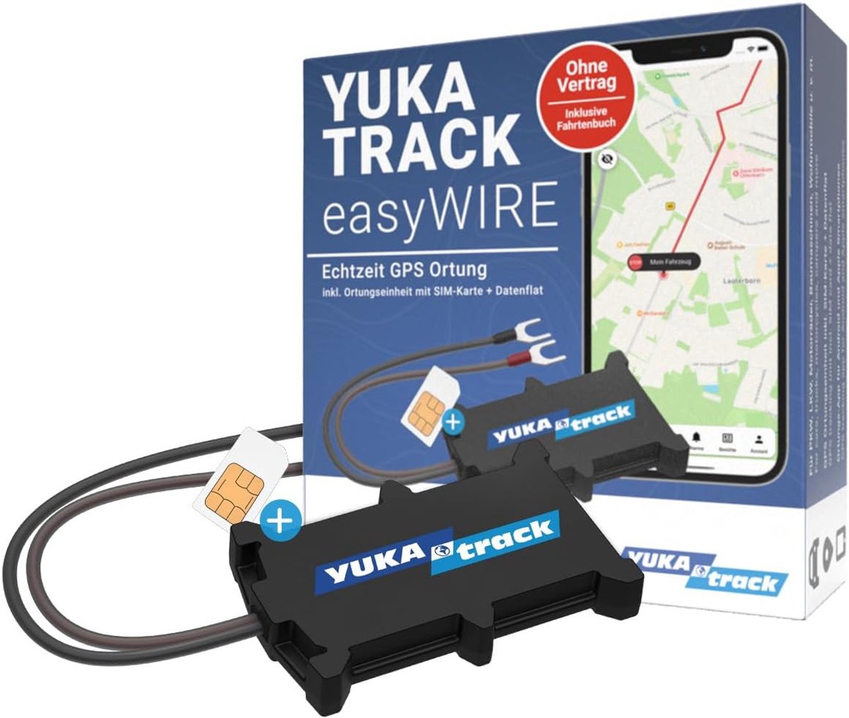 GPS Auto Tracker met SIM en Data Flat - Volg je voertuig in real-time