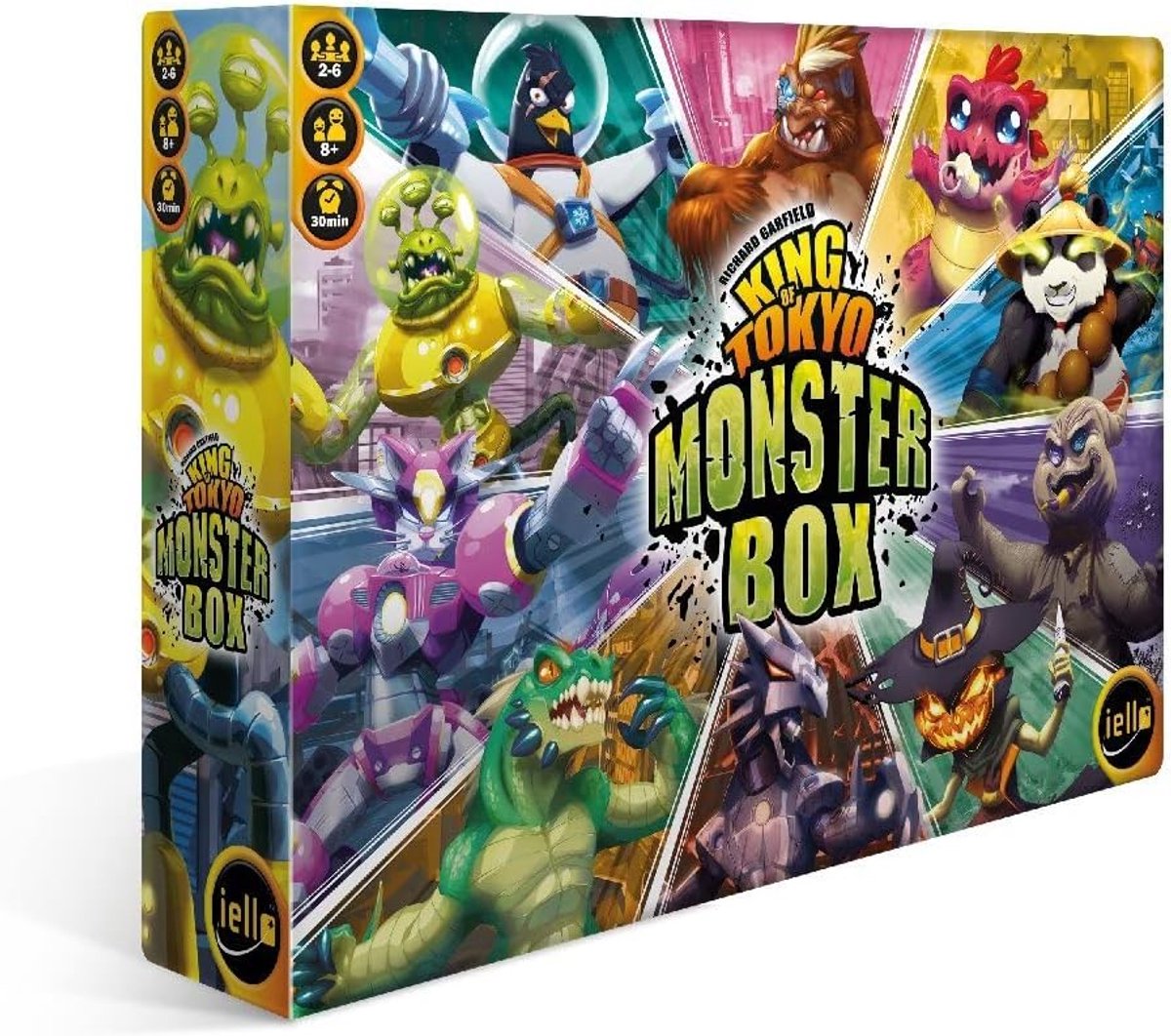 Spannend Cultspel King of Tokyo Monster Box met allemaal uitbreidingen