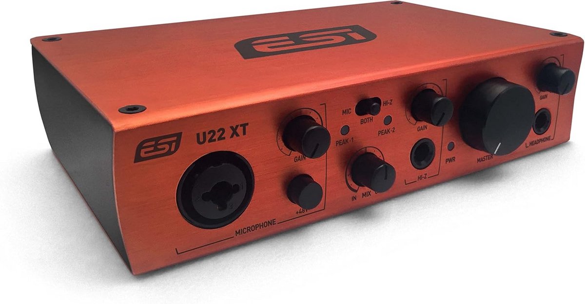Professionele 24-bits USB Audio Interface met lage latentie