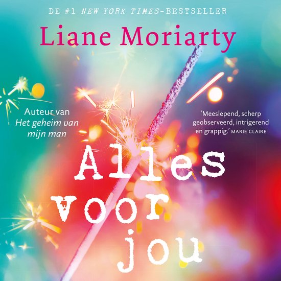 Boekomslag met de titel 'Alles voor jou' en vuurwerk.