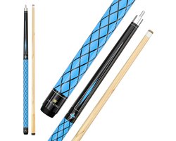 58 inch Poolkeu met Premium Canadese Esdoorn en 13 mm Tip - 2-delig, Amerikaanse Stijl