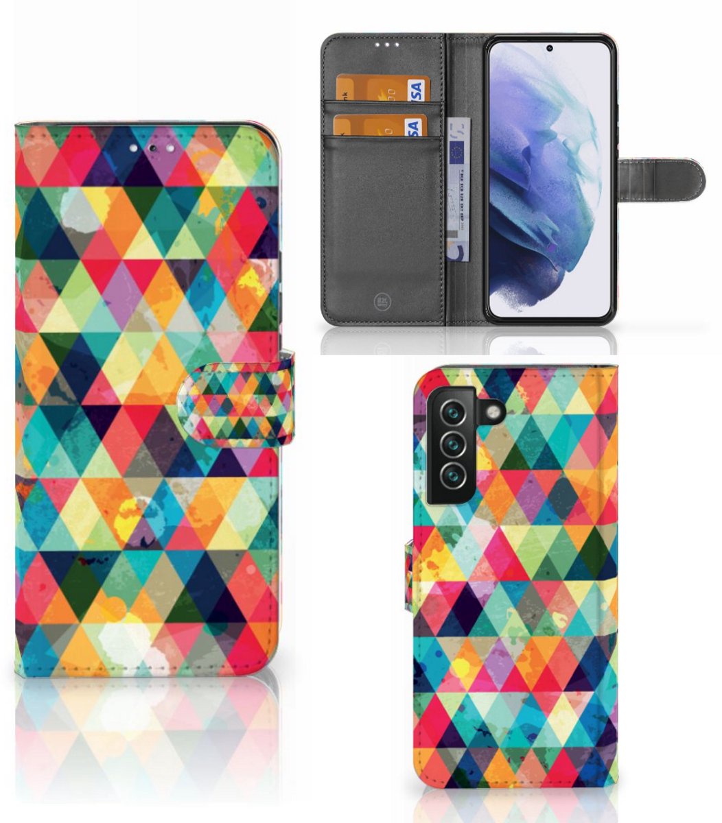 Samsung Galaxy S22 Plus Telefoon Hoesje Geruit