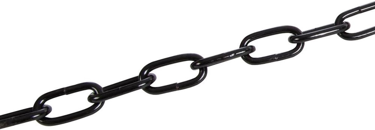 Zwarte Japanned Ketting 5mm x 2.5m - Corrosiebestendig en Weerbestendig