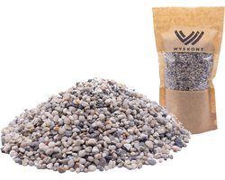 Aquariumgrind en Kiezels - Natuurlijke Decoratie voor Een Gezond Aquarium - 1kg Substraat