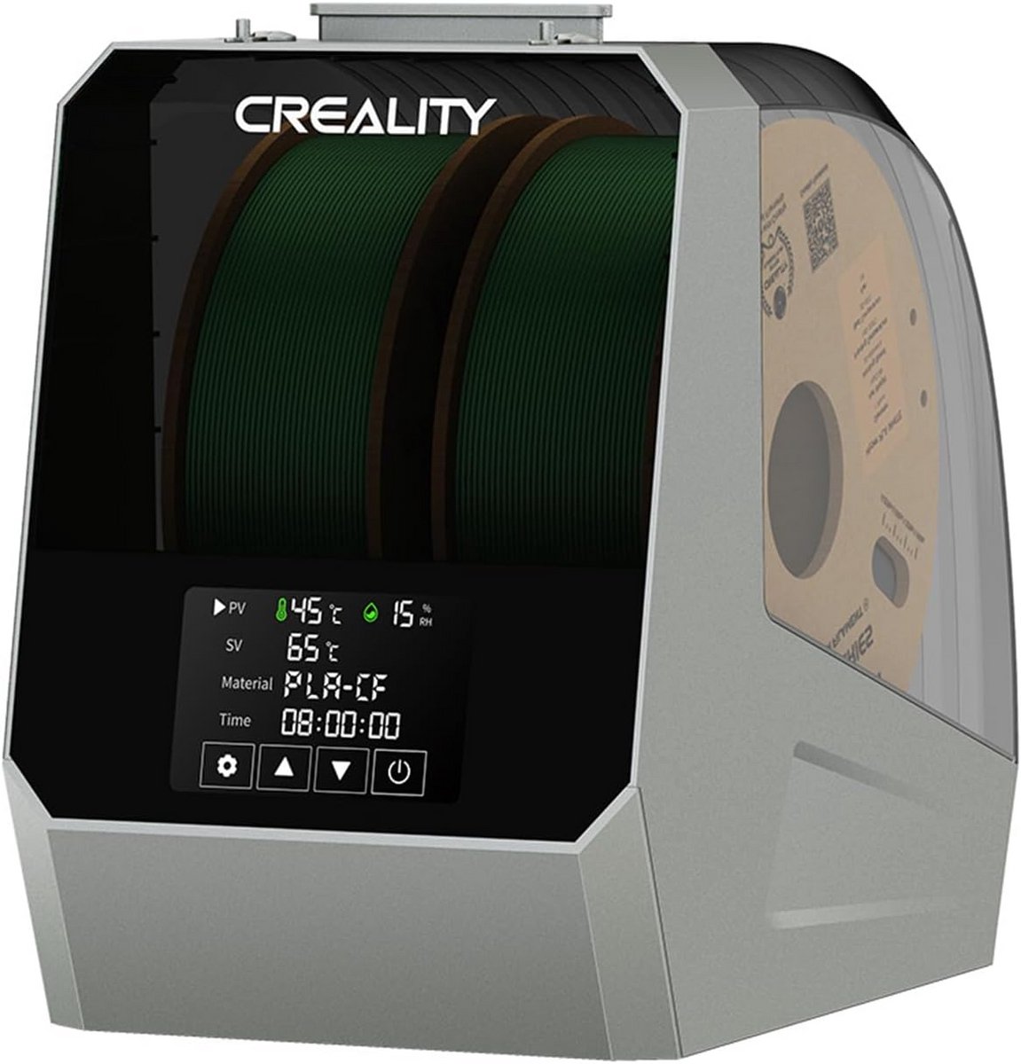 Filament Droger voor 2 Rollen met 48-Uur Timer en 360° Warmtecirculatie