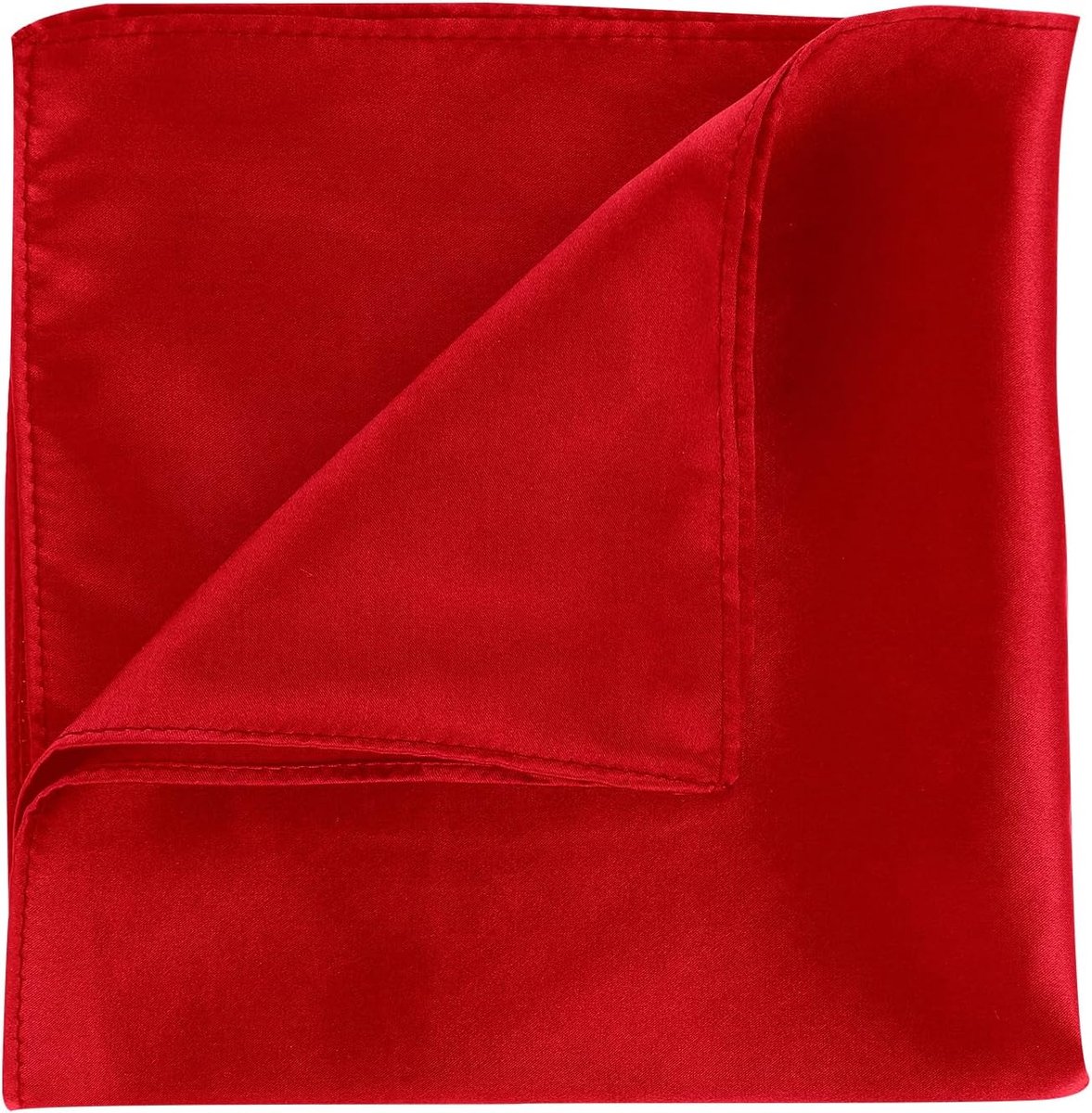 Zijden Pocket Vierkanten voor Mannen - Effen Kleur Zakdoeken 35x35 cm