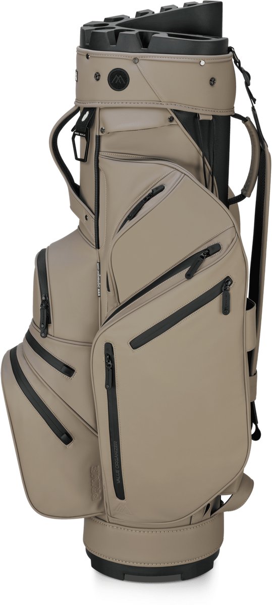 Big Max Dri Lite Silencio Prime - Waterdichte Golftas - Cartbag - Stille Golf Tas - Taupe van Big Max — afbeelding 2