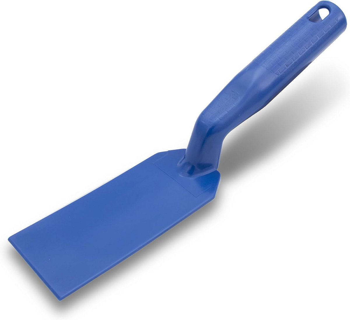 Flexibele kantenspaan blauw kunststof voor smalle ruimtes