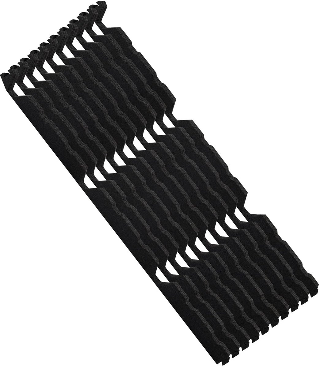 30x Schuimrubberen Daktrim voor Metalen Dakplaten - Waterdicht en Tochtstrips