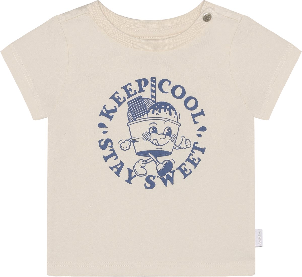 Noppies T-shirt - backprint Baby Maat 74