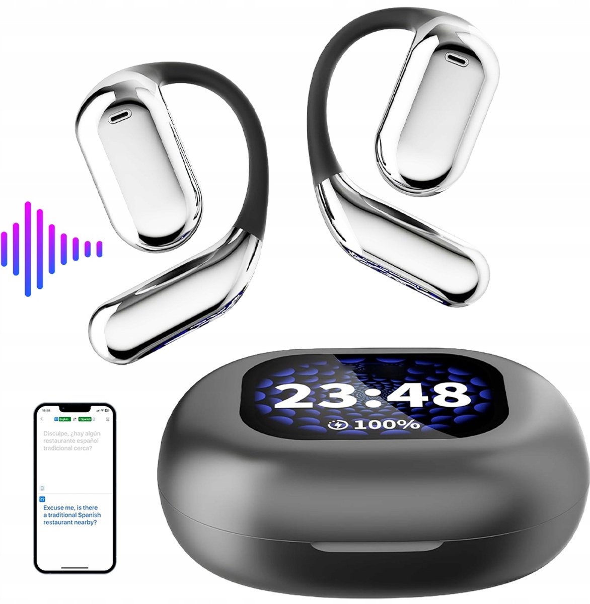 Vertaling AI Vertalende Oordopjes met Geluidsonderdrukking - Product - €31,99