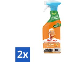 2 x Mr. Proper - Keukenontvetter Spray - Mandarijn - Natuurlijke ingrediënten - 500 ml - Keukenontvetter - Ontvetter Spray - Mandarijn Geur - Schoonmaakmiddel Keuken - Keuken Schoonmaken