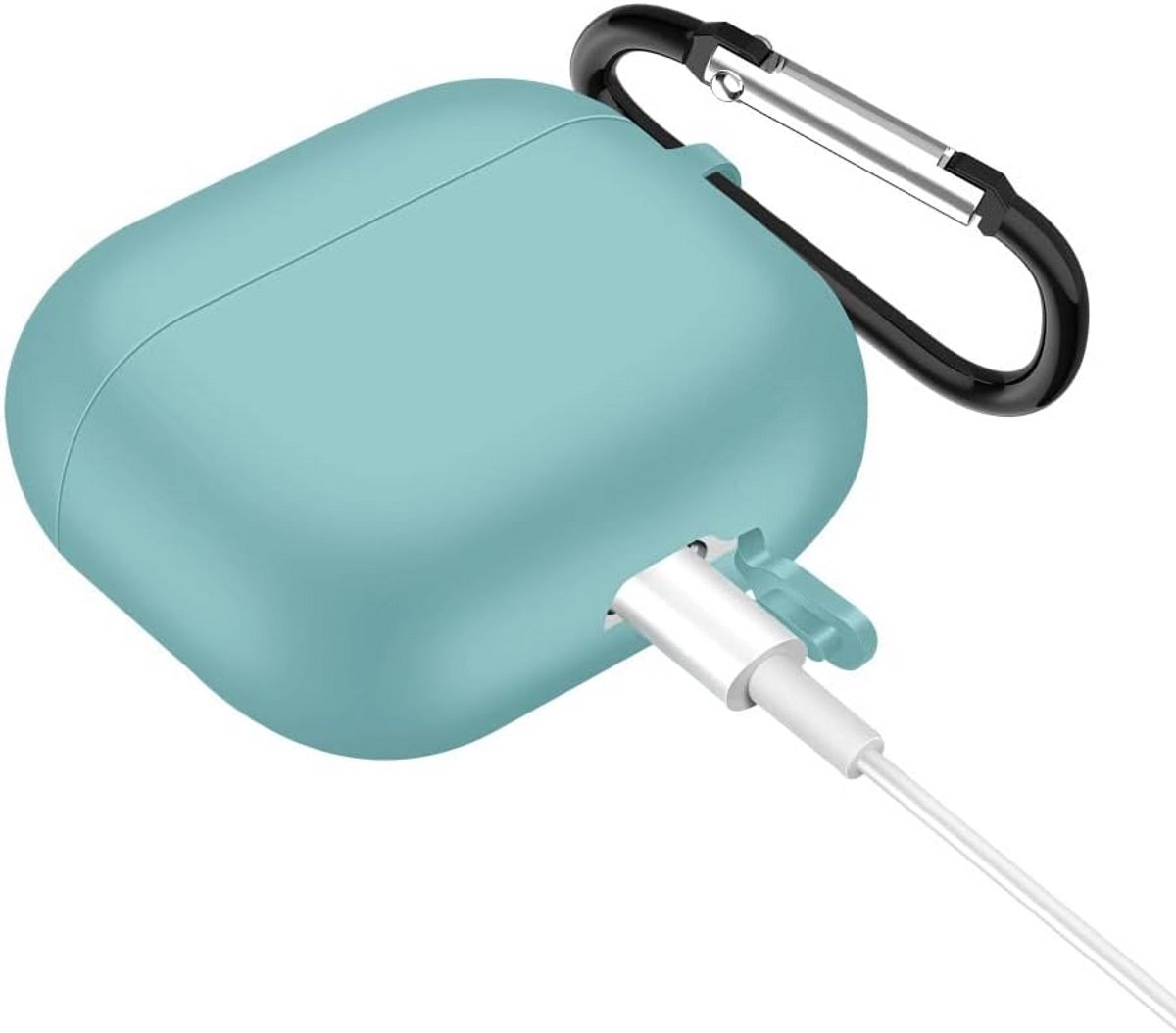 Robuuste Silicone Hoes voor AirPods 3 - Beschermhoesje in Groen
