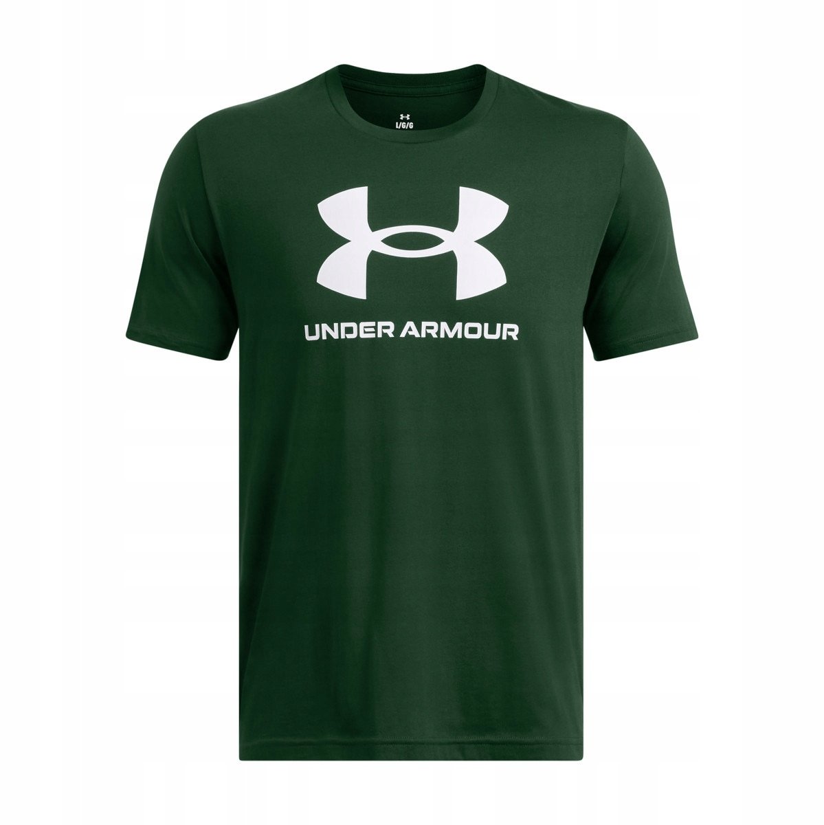 Under Armour Sportshirt Heren - Sportstyle - Groen - Katoen