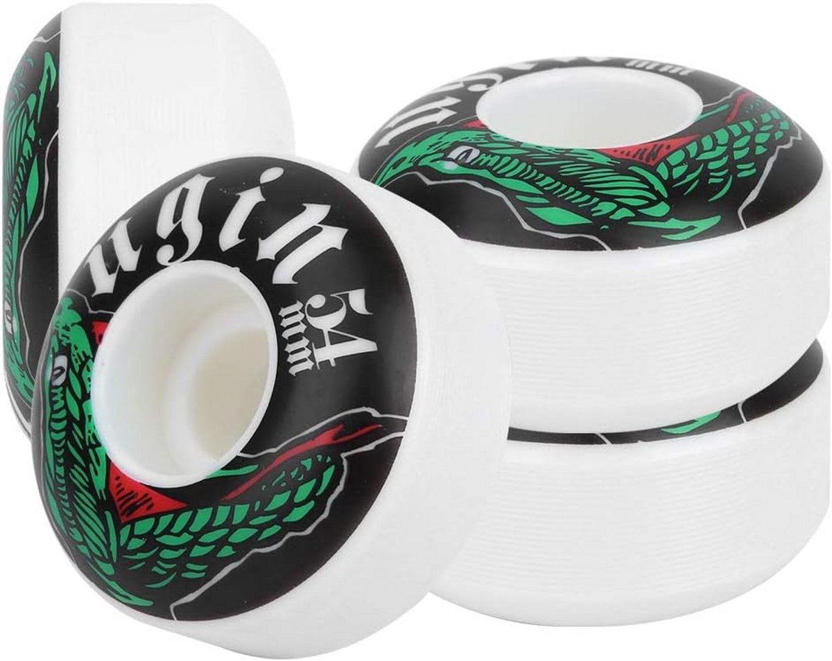 Set van 4 Skateboad Wielen 54x32mm PU - Hoge Kwaliteit Voor Longboard en Skateboard