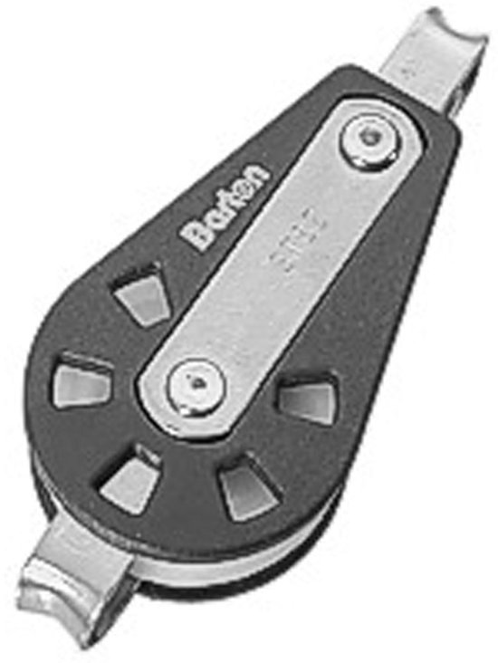 Barton BTRSTB3 Palier à poulie simple avec ringot pour ligne Ø 10 mm