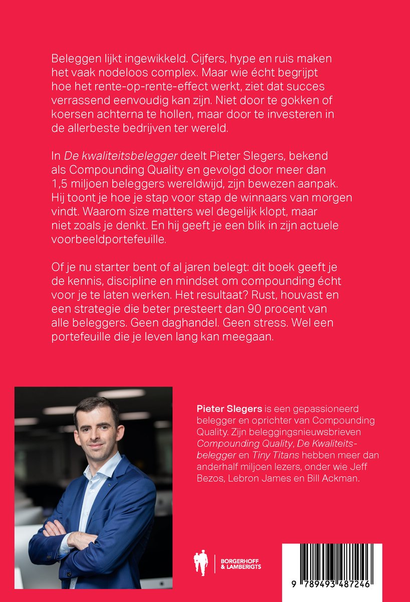 De kwaliteitsbelegger - back cover