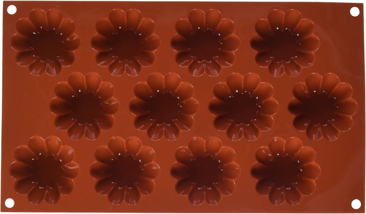 Silicone Bakvorm voor Mini Brioche en Hartige Taartjes - Hittebestendig