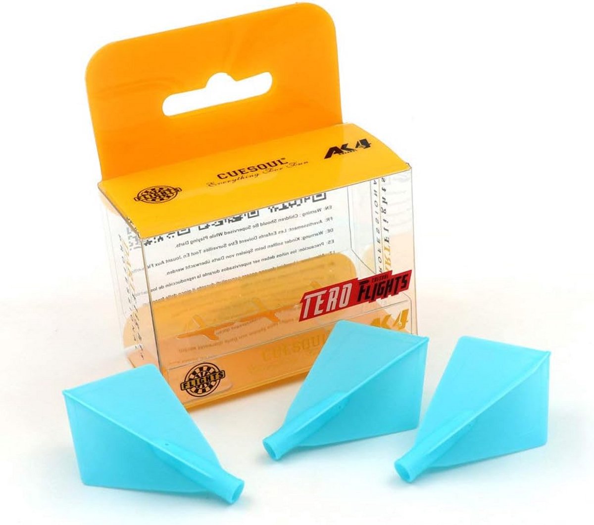 Dart Flights Set Ruitvorm Blauw - Universele Fitting
