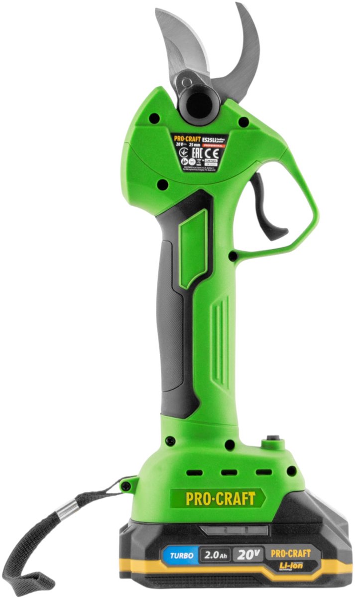 Procraft ES25Li accu-takkenschaar 20 V 25 mm + 1x accu 2,0 Ah + oplader van Procraft — afbeelding 2
