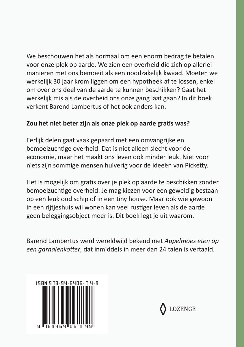 We zijn vrij en de aarde is gratis - back cover
