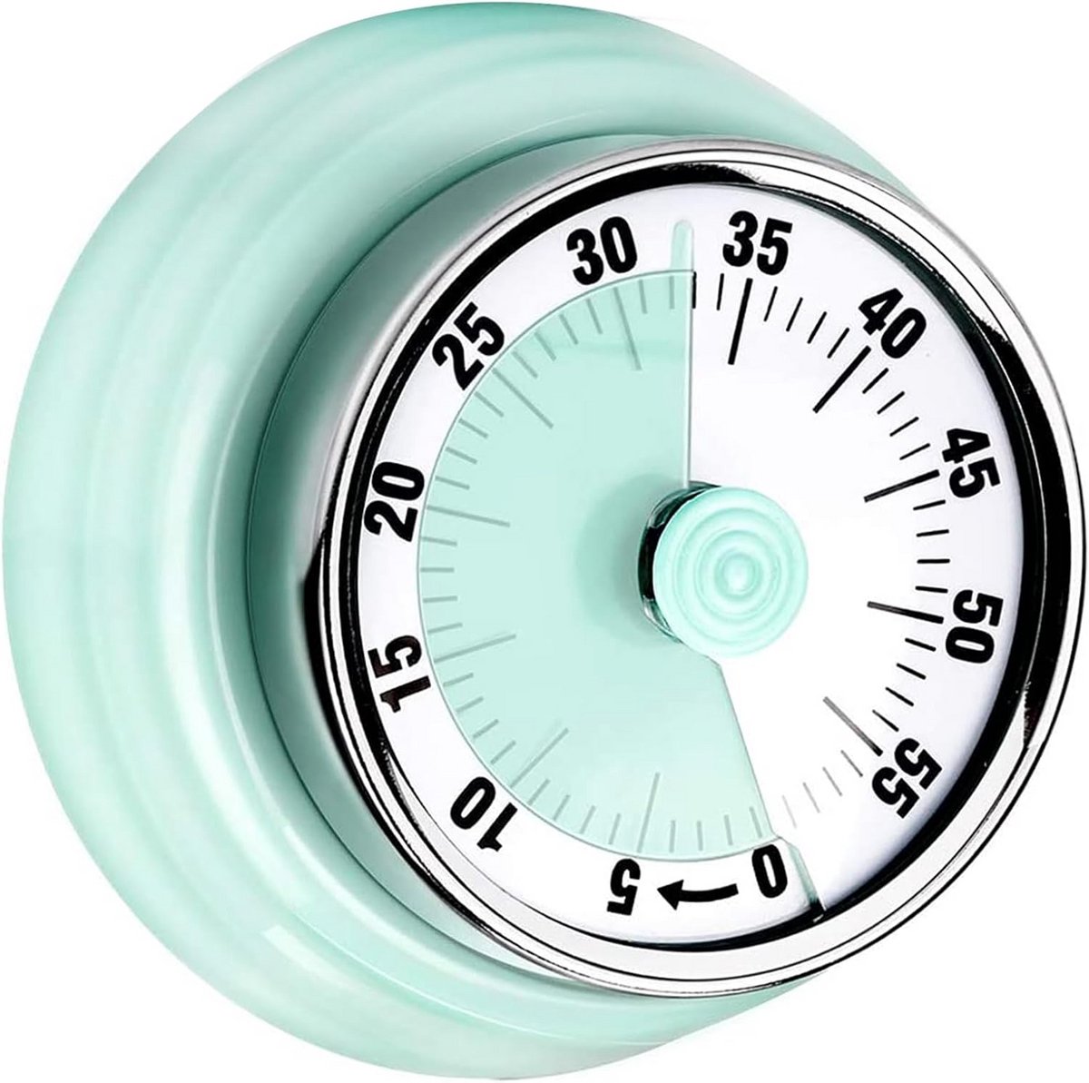 Mechanische Keukentimer met Visuele Weergave en 60 Minuten Aftelklok