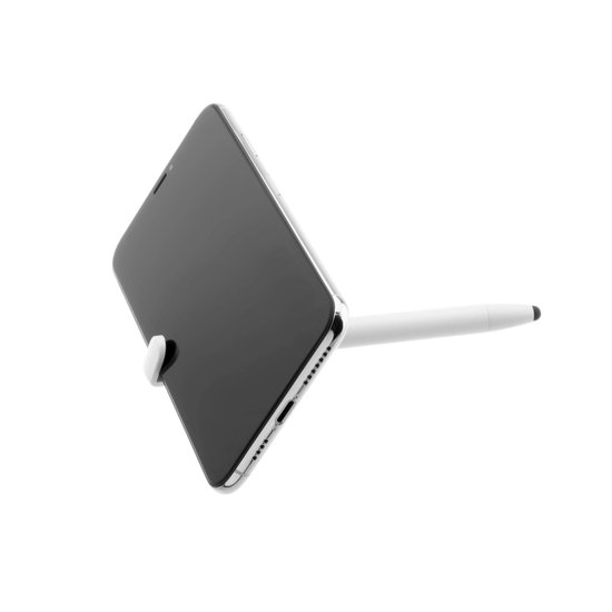 FIXED 3-in-1 Pen - Stylus, Balpen en Telefoonstandaard - Wit — afbeelding 4