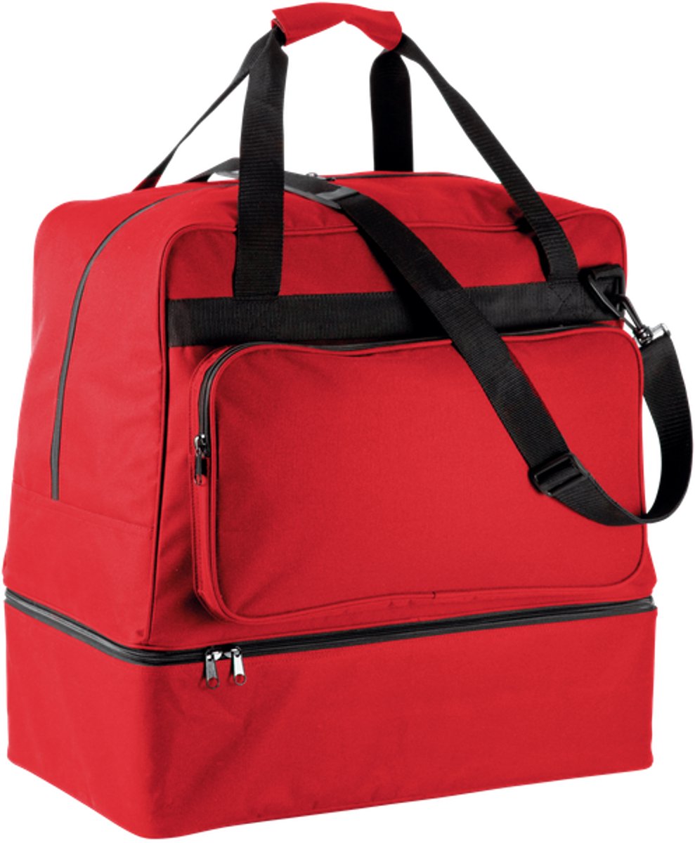 Sporttas met Stevige Bodem 90L - 90 Liter - Stevige Bodem - Sporttas - Grote Inhoud - Rood