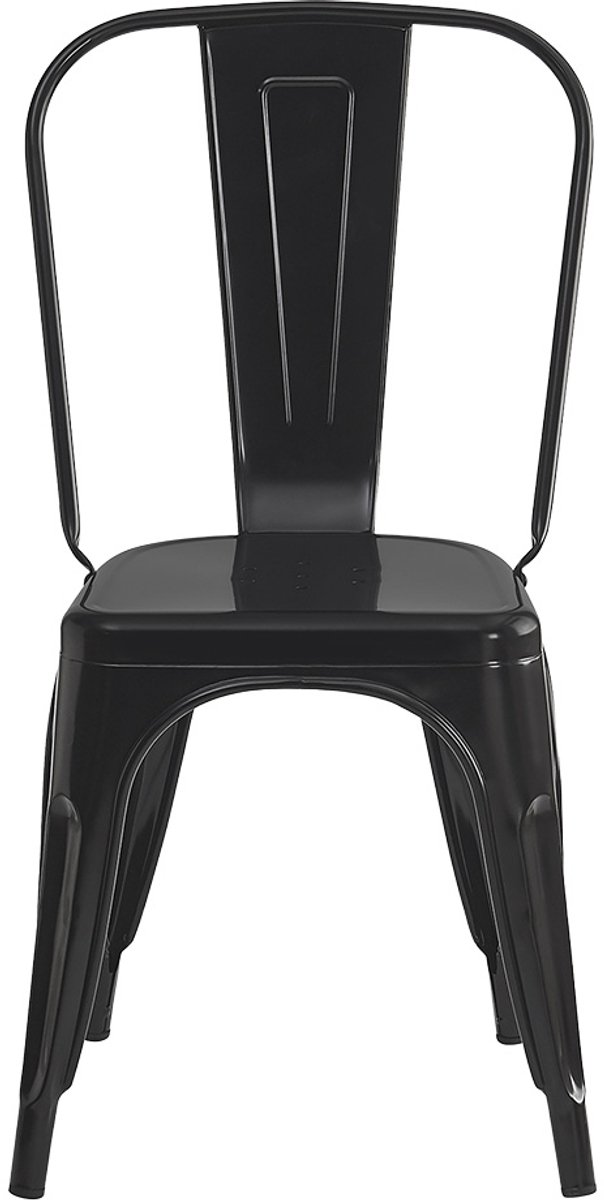 Eetkamerstoel 43x45x85 cm Zwart Metaal