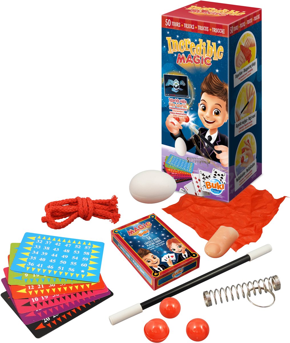 Buki - Goocheldoos - Magie - Goochelen - 50 trucs