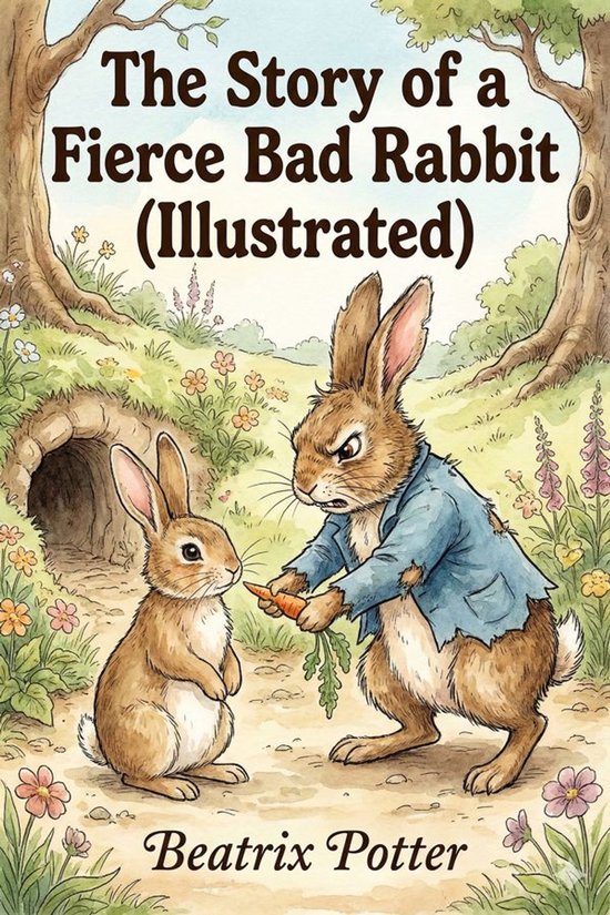 The Story of a Fierce Bad Rabbit (Illustrated) - cover