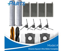 Dreame Aqua10 Ultra Roller Complete Onderhoudsset (Plus.Parts® alternatief voor RAK67 / RAK70)