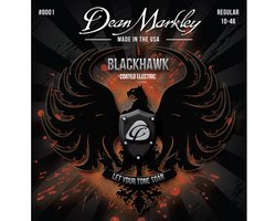 Dean Markley 8001 Blackhawk Coated Regular 10-46 snarenset voor elektrische gitaar