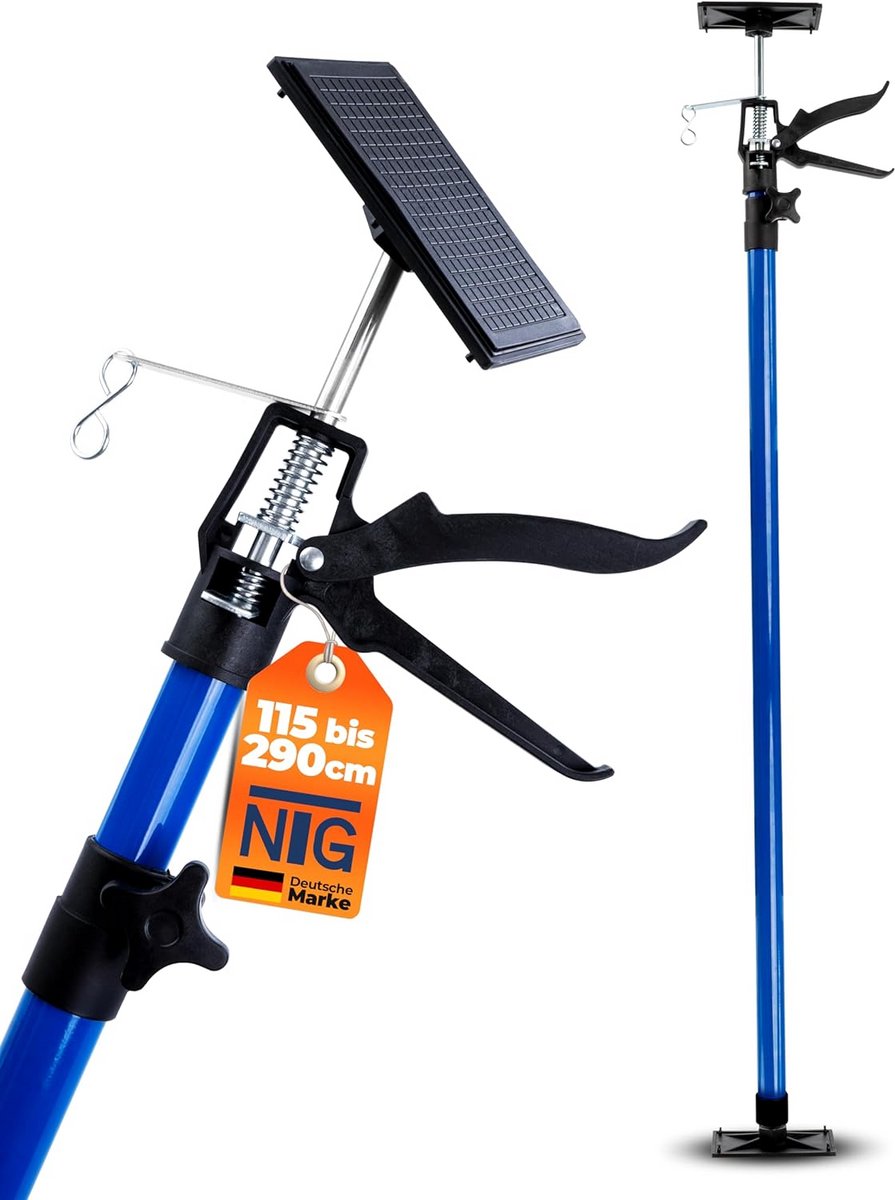Telescopische Spanstaander voor Plafondmontage en Droogbouw, 115-290 cm