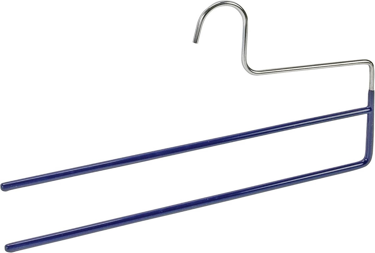 Set van 2 Broekhangers met Dubbele Brug - Ruimtebesparend en Antislip Kledinghanger