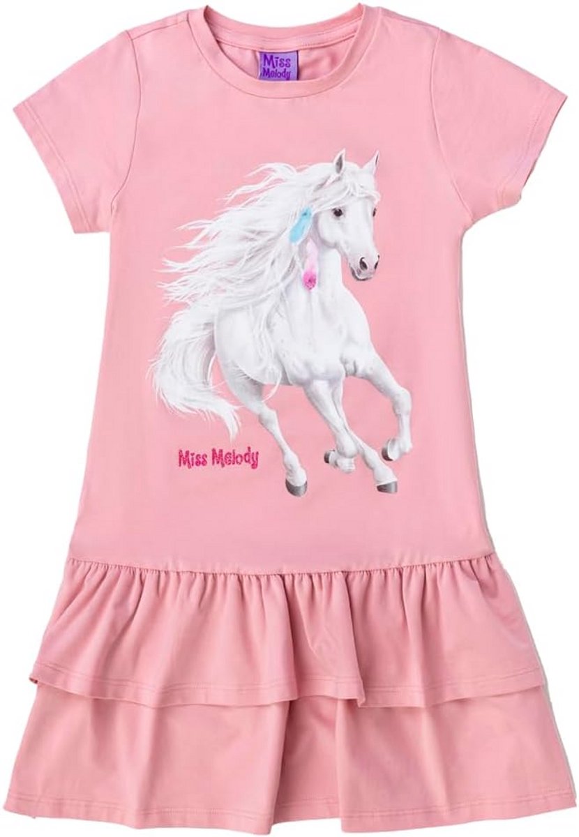 Roze Jurk met Uniek Patroon Kindermode