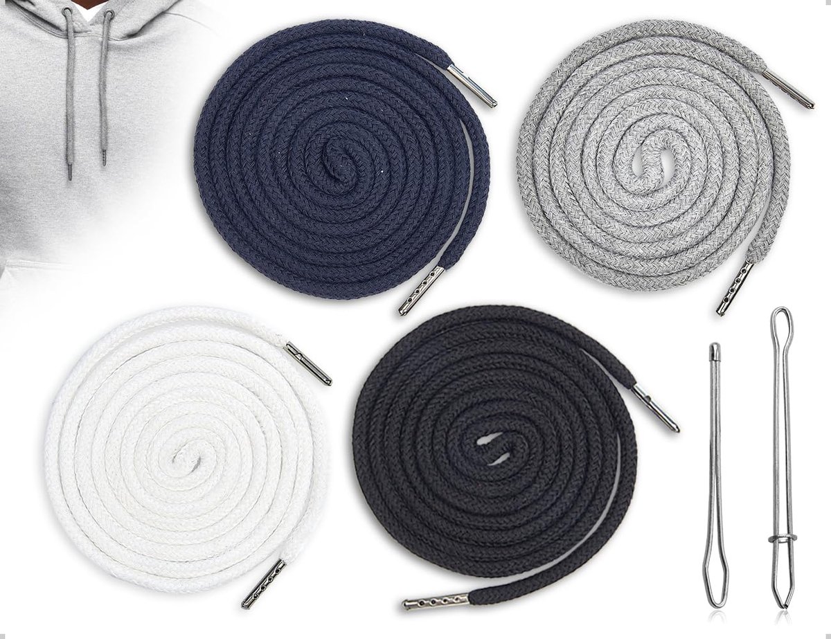 Trekkoorden - Set van 4 - 130 cm Lengte, 5 mm diameter