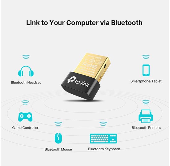 TP-Link UB400 - Bluetooth-adapter - USB - Bluetooth 4.0