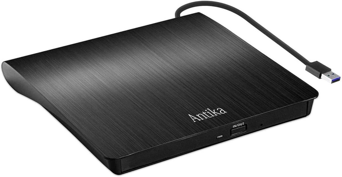 Externe DVD Speler voor Laptop - CD Brander - Plug & Play - Media