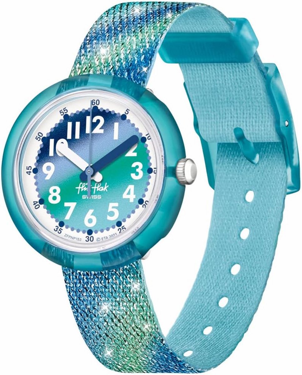 Kinder Horloge Blauw met Band voor Jongens en Meisjes