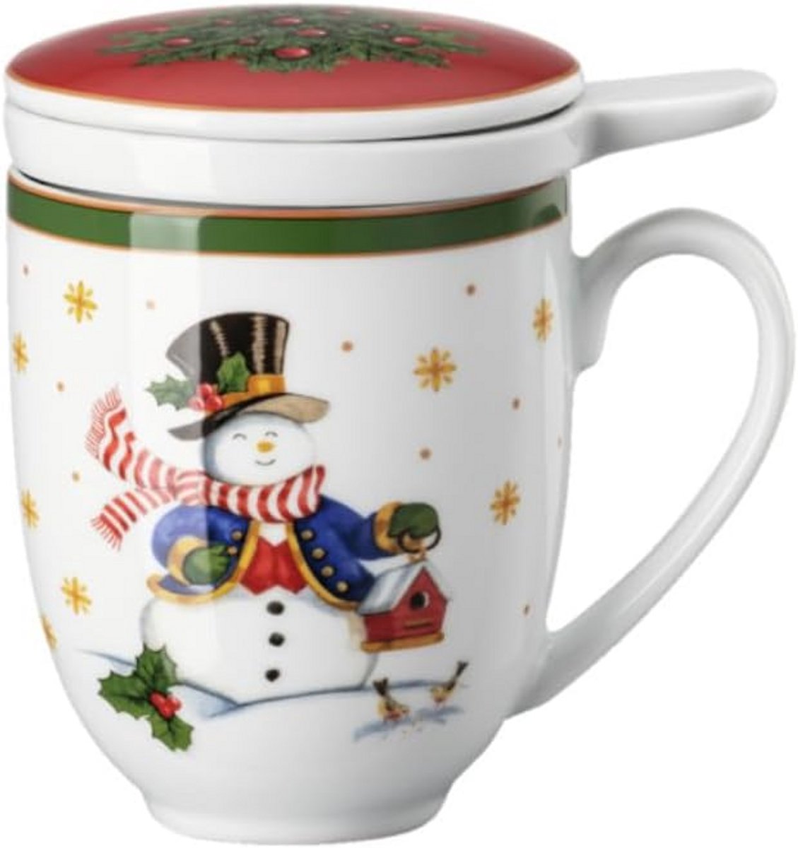 Set van 3 Theekopjes met Winterthema