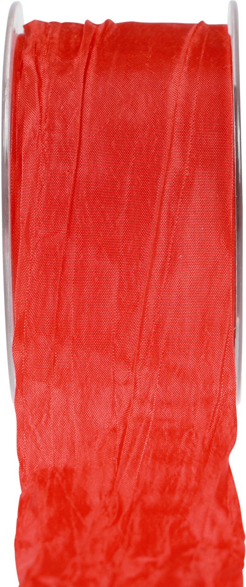 Ribbon Crash sierlint cadeaulint rood 50mm 20m