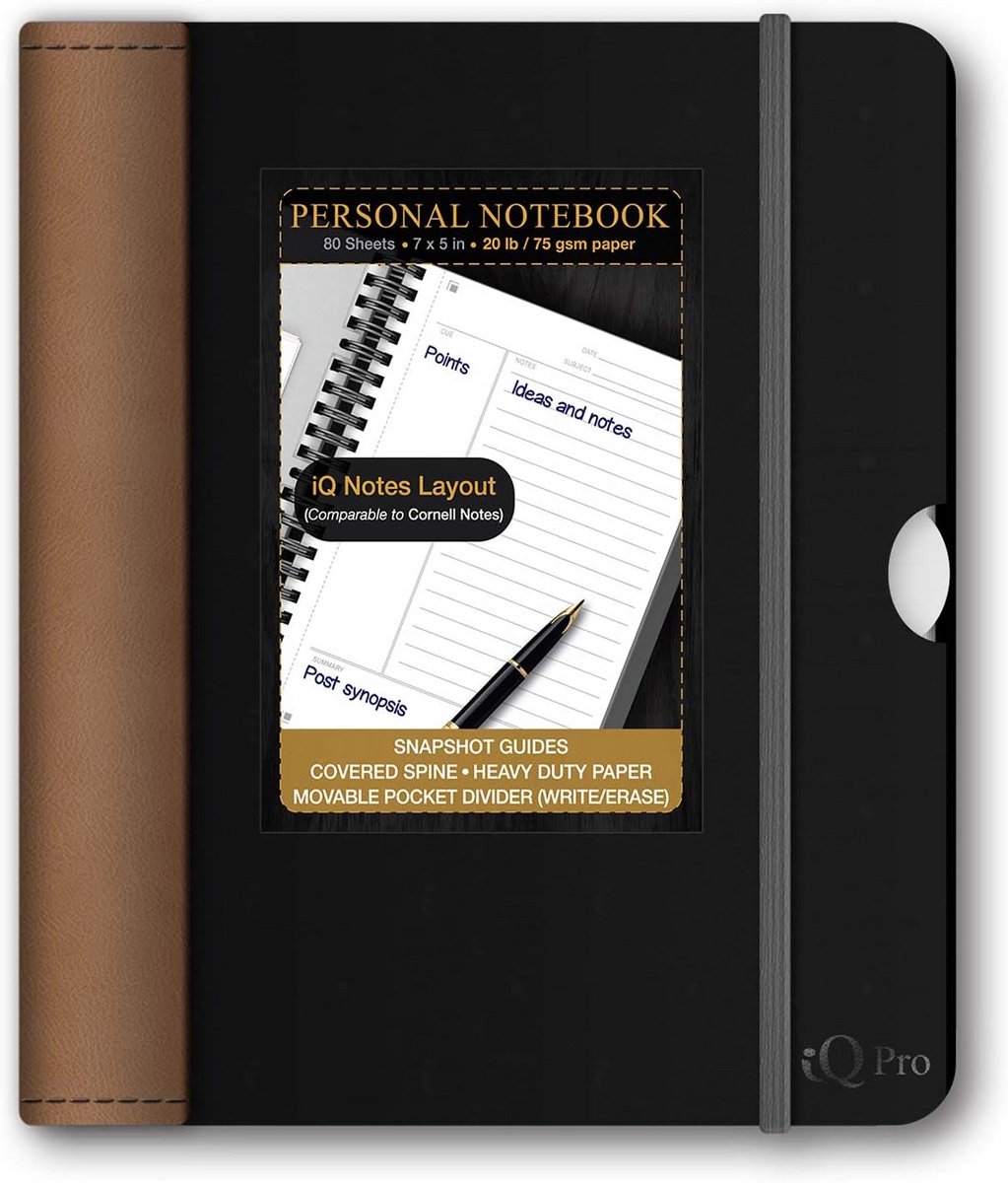 Premium poly cover notitieboek A6 formaat wit