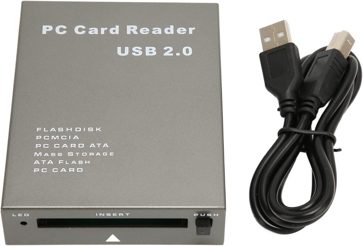 USB 2.0 PCMCIA Geheugenkaartlezer voor 68-pins ATA Kaarten